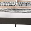 14 Inch Upholstered Platform Bed Frame Mattress Foundation with Wood Slat Support No Box Spring Needed Dark Gray (Queen)