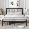 Wood King Size Platform Bed with Storage Headboard, Modern Platform Bed Captain’s Bed Frame with 8 Drawers, Sturdy Slats Support, Maximize Space (White-M3, King) 4