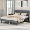 Full Size Wooden Bed Frame with Twin Trundle and Storage Drawers 3