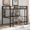 Twin Bed with Storage Drawers Solid Wood Frame for Kids and Teens 3