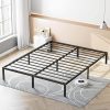 Wooden Twin Daybed Frame with Trundle and Guardrails for Kids Adults 4