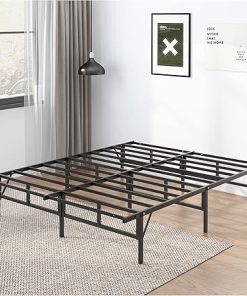 Yoyomax 14 Inch Metal Bed Frame Full Size with Foldable Design Yoyomax 14 Inch Metal Bed Frame Full Size with Foldable Design