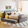 Loft Bed with Desk Wardrobe Basketball Hoop Slide for Boys Teens 4