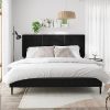 Avenco Queen Bed Frame Upholstered Adjustable Headboard Easy Assembly 3