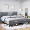Bellemave Twin Loft Bed with Desk and Bookcase for Kids and Teens 4