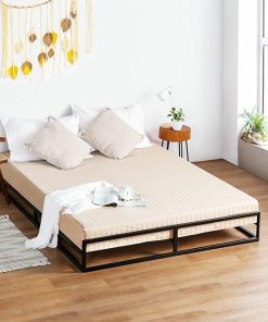 PrimaSleep 6 Inch Metal Platform Bed Frame with Footboard Full Size 2