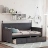 Beige King Size Linen Upholstered Bed Frame with Adjustable Headboard 3