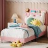 Elephance Twin Bed Frame with Charging Station and LED Lights 3
