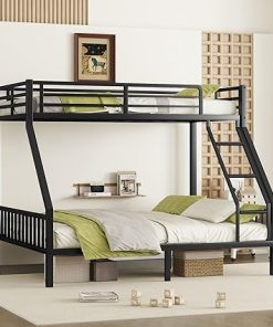 Bellemave Twin XL Over Queen Metal Bunk Bed Frame for Adults 2