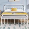 Pine Wood Platform Bed Frame with Headboard and Twin Trundle for Kids 4