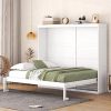 Queen Size Metal Bed Frame with Wood Headboard Heavy-Duty Support 3