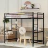 VECELO Full Size Platform Bed Frame with Wood Headboard Grey Slate 3