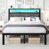 18 Inch Full Size Metal Bed Frame Platform Heavy Duty Simple Assembly 4
