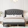 Modern Twin Bed Frame with Trundle in White High Gloss Finish 3
