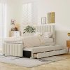 Full Size Lift Up Storage Bed Frame with Drawers for Bedrooms 3