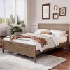 Solid Wood Queen Platform Bed Frame with Pine Slats – Easy Assembly 3