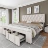 Twin Size Velvet House Bed for Kids – No Box Spring Needed Gray 3
