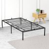 GAOMON 14 Inch Rustic Vintage Bed Frame with Headboard and Footboard 4
