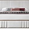 Queen Size Upholstered Platform Bed with 3 Drawers in Beige 3 Queen Size Upholstered Platform Bed with 3 Drawers in Beige 3