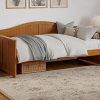 King Size Metal Bed Frame 14 Inch High with Iron Headboard and Storage 4