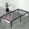 GAOMON 14 Inch Twin Bed Frame with Storage Easy Assembly Metal Design