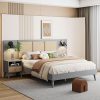 Twin Daybed with Trundle Metal Frame Stylish Headboard No Box Spring 3