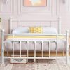 Multifunctional Twin Metal Daybed Frame with Heavy-Duty Steel Slats 3