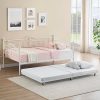 Queen Size Metal Bed Frame Heavy Duty No Box Spring Easy Assembly 4