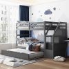 Full Size Metal Daybed with Twin Adjustable Trundle and Wheels 3