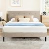 Kings Brand Furniture Twin Bed Platform Frame Mattress Foundation 4