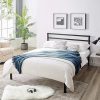 Full Size Upholstered Platform Bed with USB Ports and LED Lights 4 Full Size Upholstered Platform Bed with USB Ports and LED Lights 4