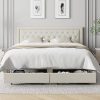 Full Size Metal Bed Frame with Headboard Footboard No Box Spring 4
