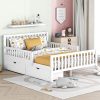 LZ Leisure Zone Queen Size Platform Bed with Headboard and Storage 3