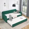 Kids Princess Bed with Adjustable Crown Headboard and LED Lights 3