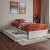 Industrial Queen Bed Frame with LED Lights and Storage Headboard 3 Industrial Queen Bed Frame with LED Lights and Storage Headboard 3
