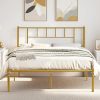 Farmhouse Twin Bed Frame with Storage Headboard and USB Charging 3