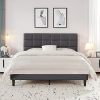 California King Platform Bed Frame Heavy Duty Steel Support Easy Assembly 4