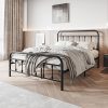 Merax Twin Upholstered Bed Frame with Crown Headboard and Drawers 4