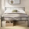 V&LX 6 Inch Metal Bed Frame for Full Size No Box Spring Required 4
