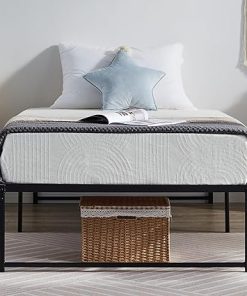 VECELO 14 Inch Twin Bed Frame Metal Platform Mattress Foundation