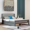 Giantex Full Size Upholstered Platform Bed Frame with Storage Drawers 3