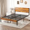 Twin Bed with Trundle and Storage Corner Frame for Kids Teens Adults 3