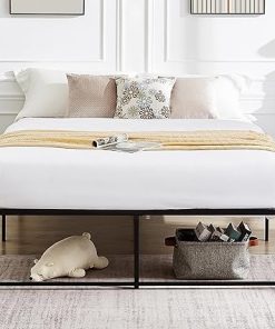 VECELO 16 Inch Metal Platform Bed Frame Full Size Heavy Duty Support