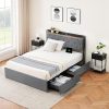 Yaheetech Twin Size Metal Bed Frame Vintage Headboard Footboard 3