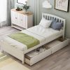 Affordable Twin Bed Frames for Kids without Spring Box Needed 3