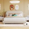 Full Size Murphy Bed with Half Self-Close Foldable Wall Bed Frame 4