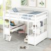 Queen Bed Frame with Metal Rattan Headboard Heavy Duty Platform Bed 3