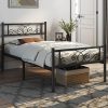ZINUS Paige 7 Inch Heavy Duty Bed Frame for Twin Box Spring Mattress 4