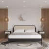 Queen Size Wood Platform Bed Frame with Headboard and Storage 3