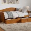 Giantex Twin Over Twin Bunk Bed Metal Frame with Safety Guard Rails 4